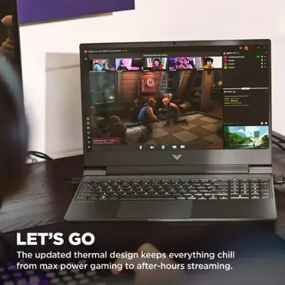 HP - Victus 15.6" 144Hz Full HD Gaming Laptop - Intel Core i5 - 8GB Memory - NVIDIA GeForce RTX 3050 - 512GB SSD - Mica Silver