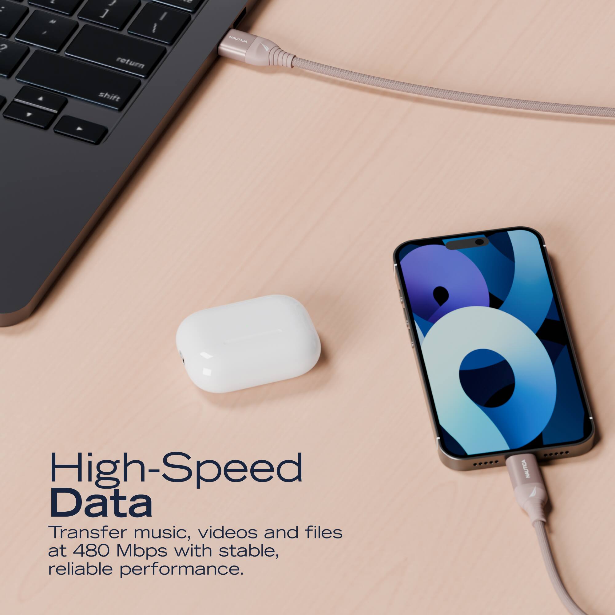 High-Speed Data  
Transfer music, videos and files at 480 Mbps with stable, reliable performance.