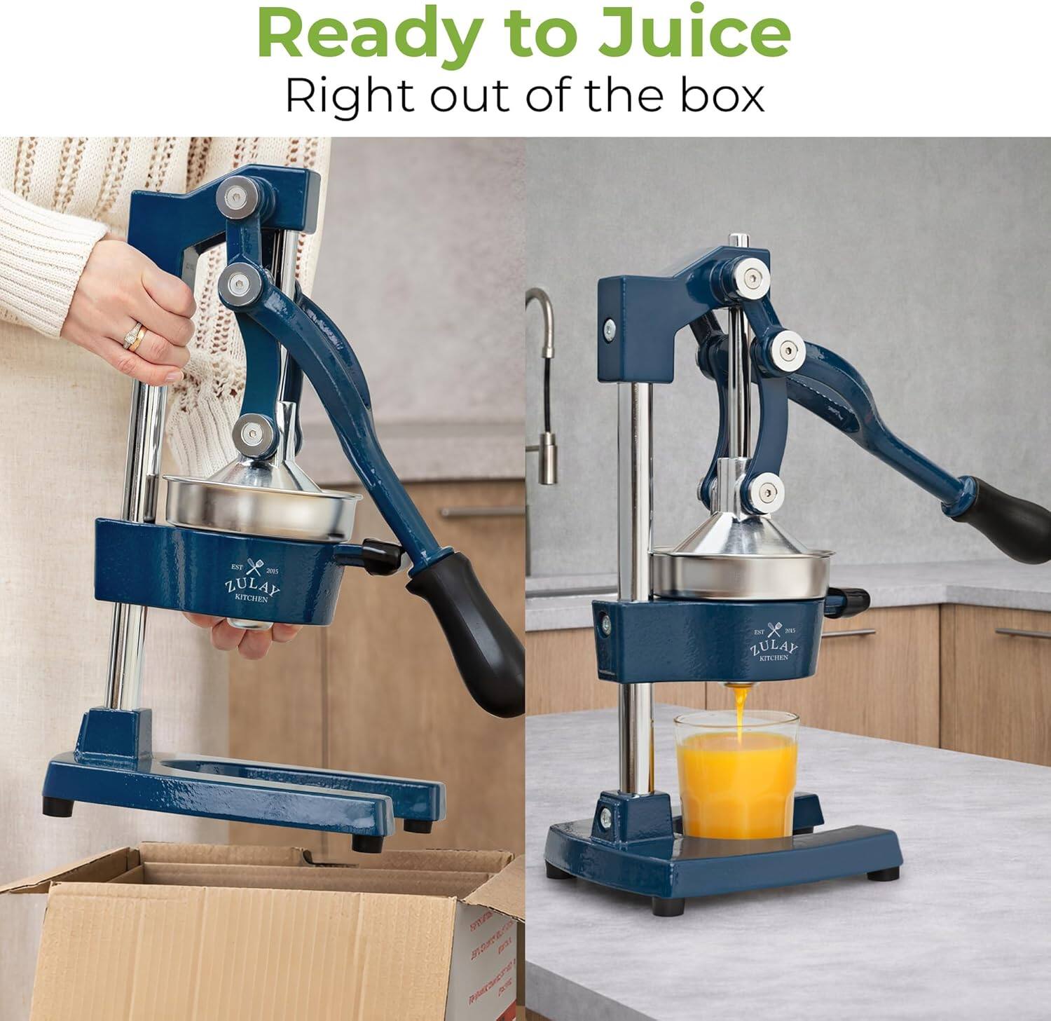 Ready to Juice  
Right out of the box
