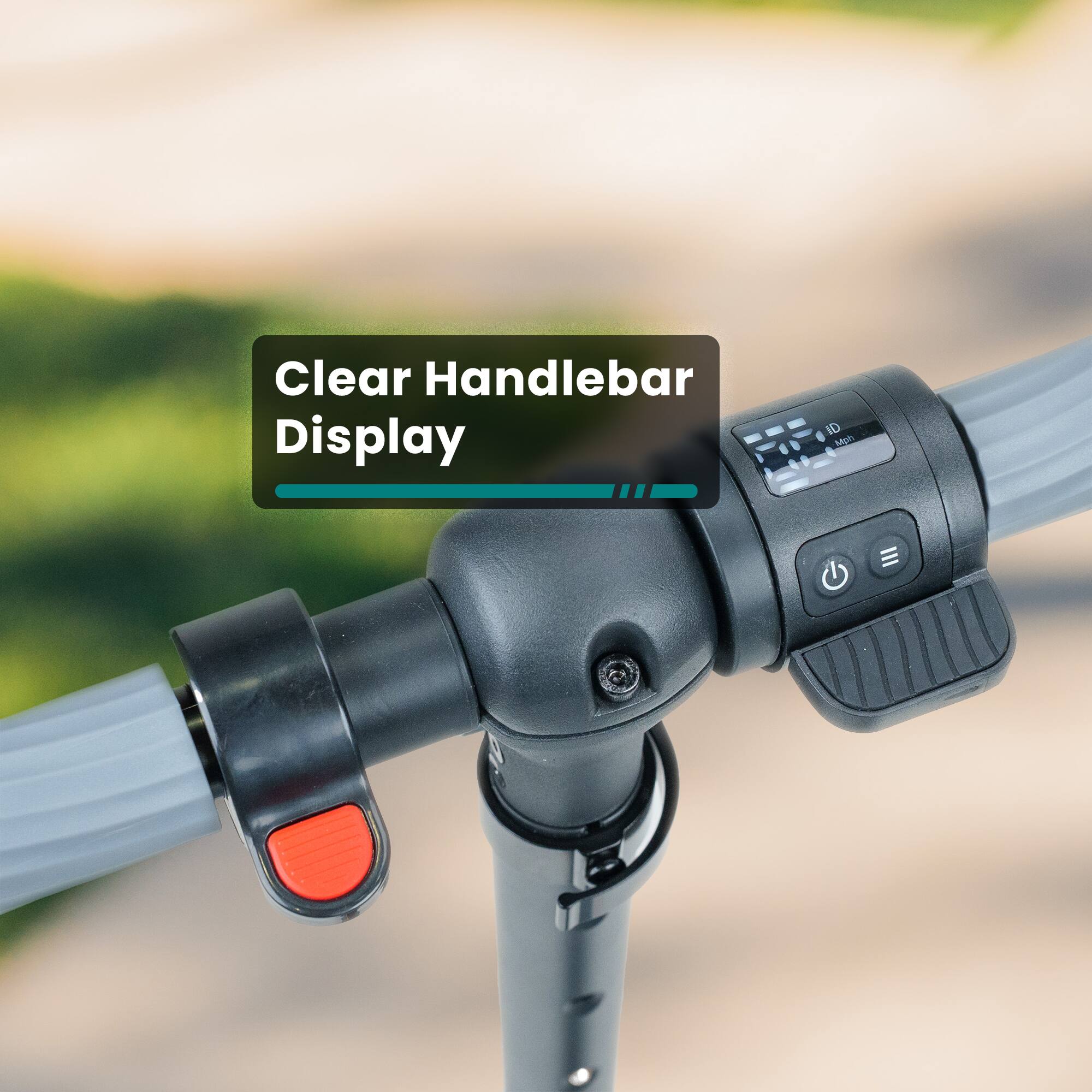 Clear Handlebar Display