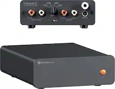 CE FC RoHS
www.FOSIAUDIO.COM
48DB 38DB 56DB 66DB
R L
MM/MC INPUT GAIN MC MM R L OUTPUT
AC 16V
Fosi Audio BOX X5
