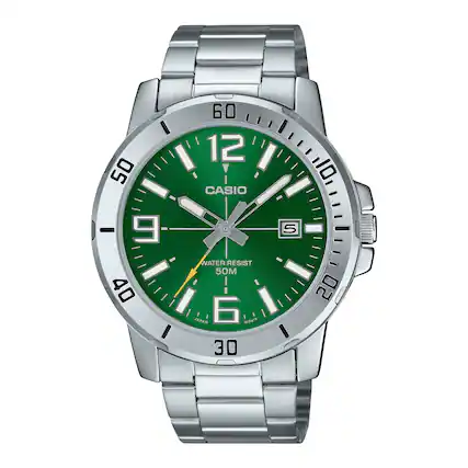 60
12
50
9
40
30
10
20
CASIO
WATER RESIST
50M
JAPAN
MOV'T