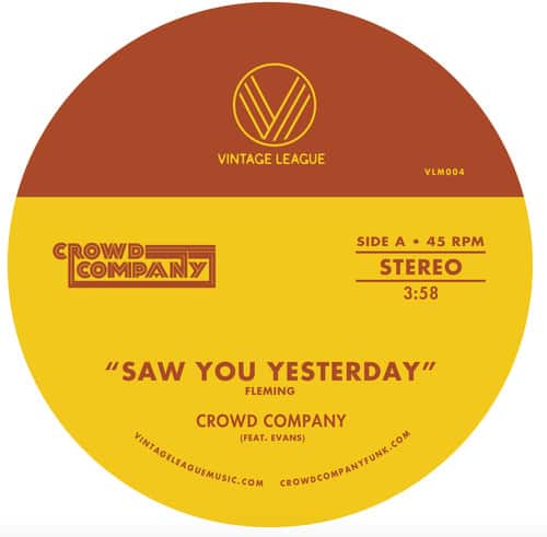 Crowd Company - Saw You Yesterday / Can't Get Enough   - 7-INCH SINGLE [7 inch Vinyl Disc] price history on PriceWatchPro