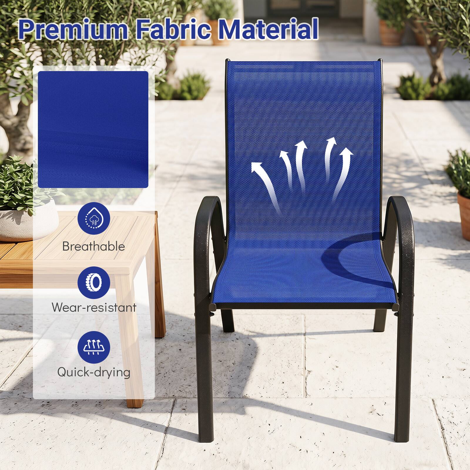 Premium Fabric Material  
Breathable  
Wear-resistant  
Quick-drying