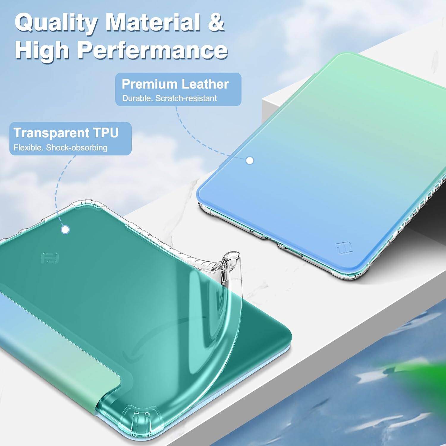 Quality Material & High Performance

Premium Leather
Durable. Scratch-resistant

Transparent TPU
Flexible. Shock-absorbing