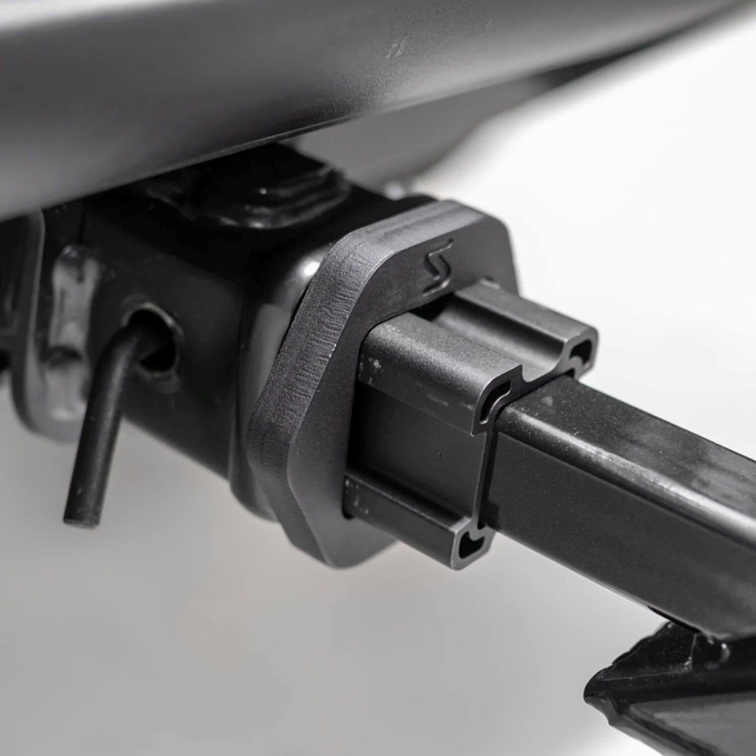 Alt View 3. Saris - Hitch Saver for 2" Hitch Receivers – Precision Fit Ring for Easy Bike Rack Installation - Carbon Black.