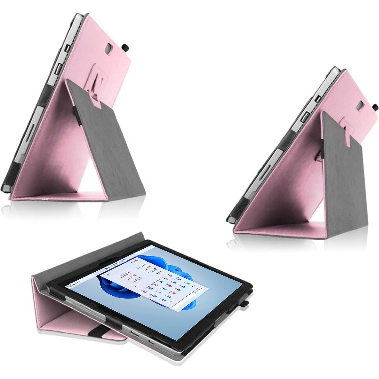Alt View 14. SaharaCase - Bi-Fold Folio Case for Microsoft Surface Pro 8 - Pink.
