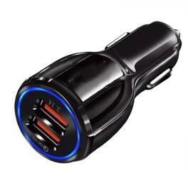 Stock Preferred - 36W Quick Charge 2-Port Car Adapter - Black