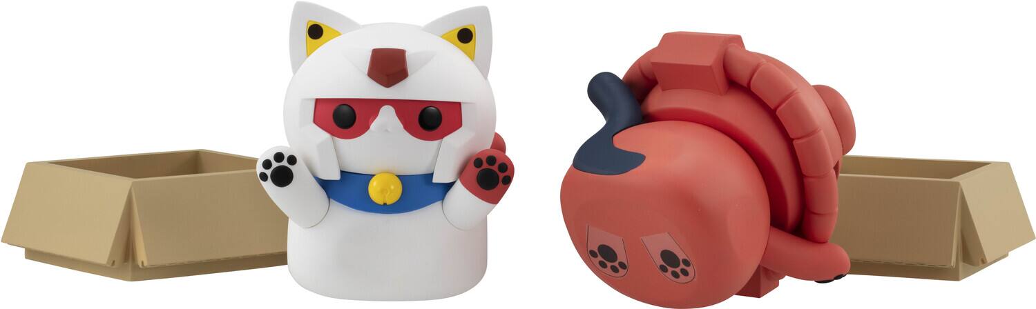 Alt View 4. Bandai - Megahouse - Mobile Suit Gundam - Mega Cat Project: The Big Series - Nyandam Char's Zaku   - Collectibles - Multicolor.