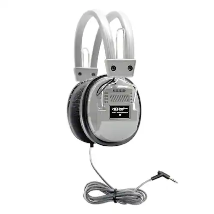 Front. HamiltonBuhl - SchoolMate Deluxe Stereo Headphone with 3.5mm Plug.