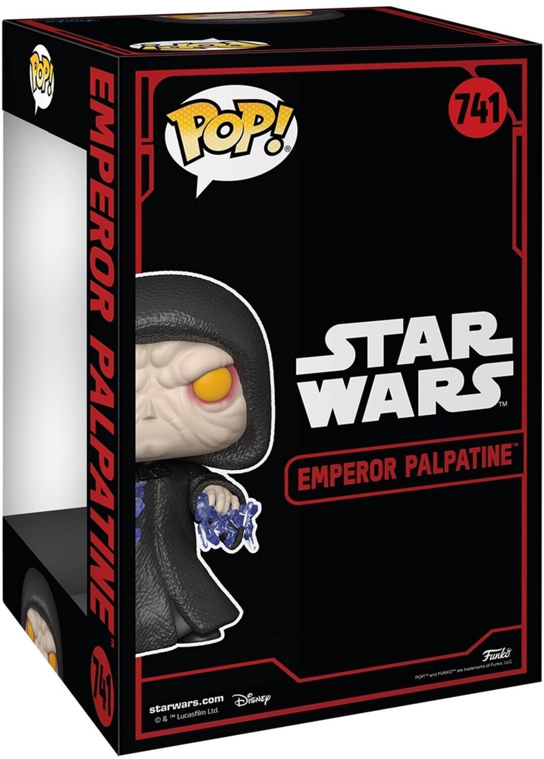 r 8 741 POP! EMPEROR STAR WARS TM EMPEROR PALPATINE PALPATINE M Funko uC of FUNKD -re and 4 starwars.com & - Lucasfilm Ltd Disney