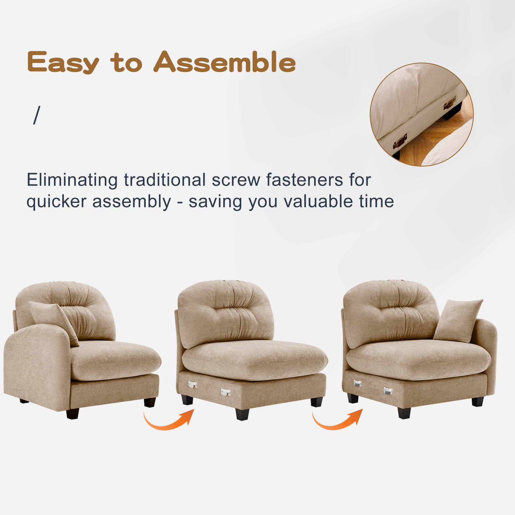 Easy to Assemble

Eliminating traditional screw fasteners for quicker assembly - saving you valuable time