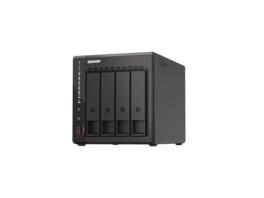 QNAP - 4-Bay NAS, Intel J6412, 8GB RAM, 2x 2.5GbE, HDMI, 2x M.2, 2x USB 3.2 Gen2, Supply to 2029