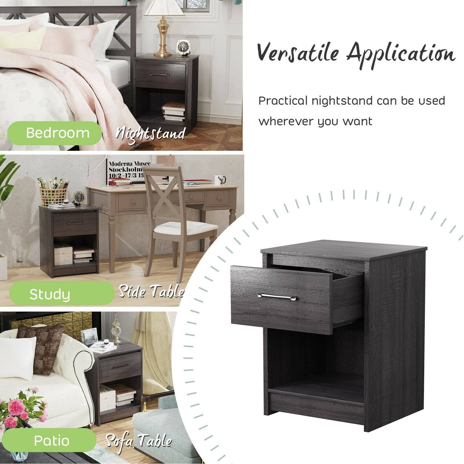 Versatile Application

Practical nightstand can be used wherever you want

- Bedroom
  - Nightstand

- Study
  - Side Table

- Patio
  - Sofa Table

Moderna Musee Stockholm
10/2-17/3 15