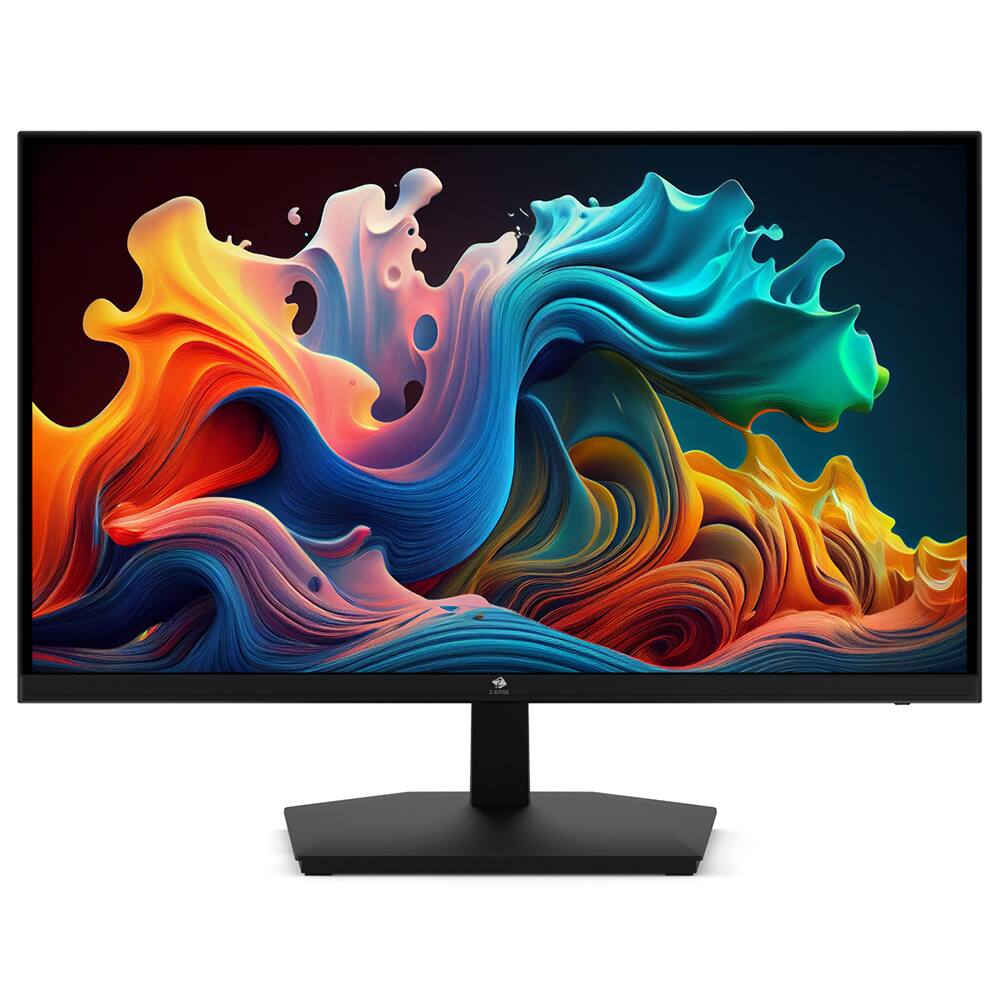 Left. Z-Edge - 24" Full HD 1920 x 1080 100Hz 5ms Flat-Panel IPS Monitor, HDMI + VGA - Black.