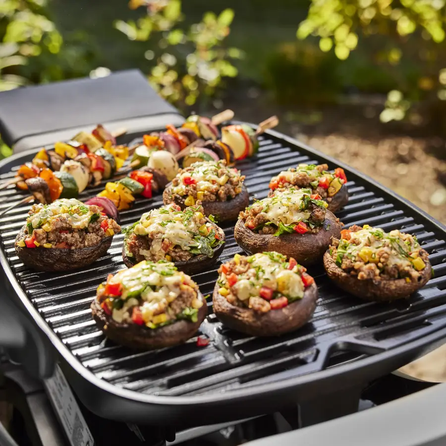 Alt View 18. Weber - Q 2800N+ liquid Propane Gas Grill - Mindnight Black.