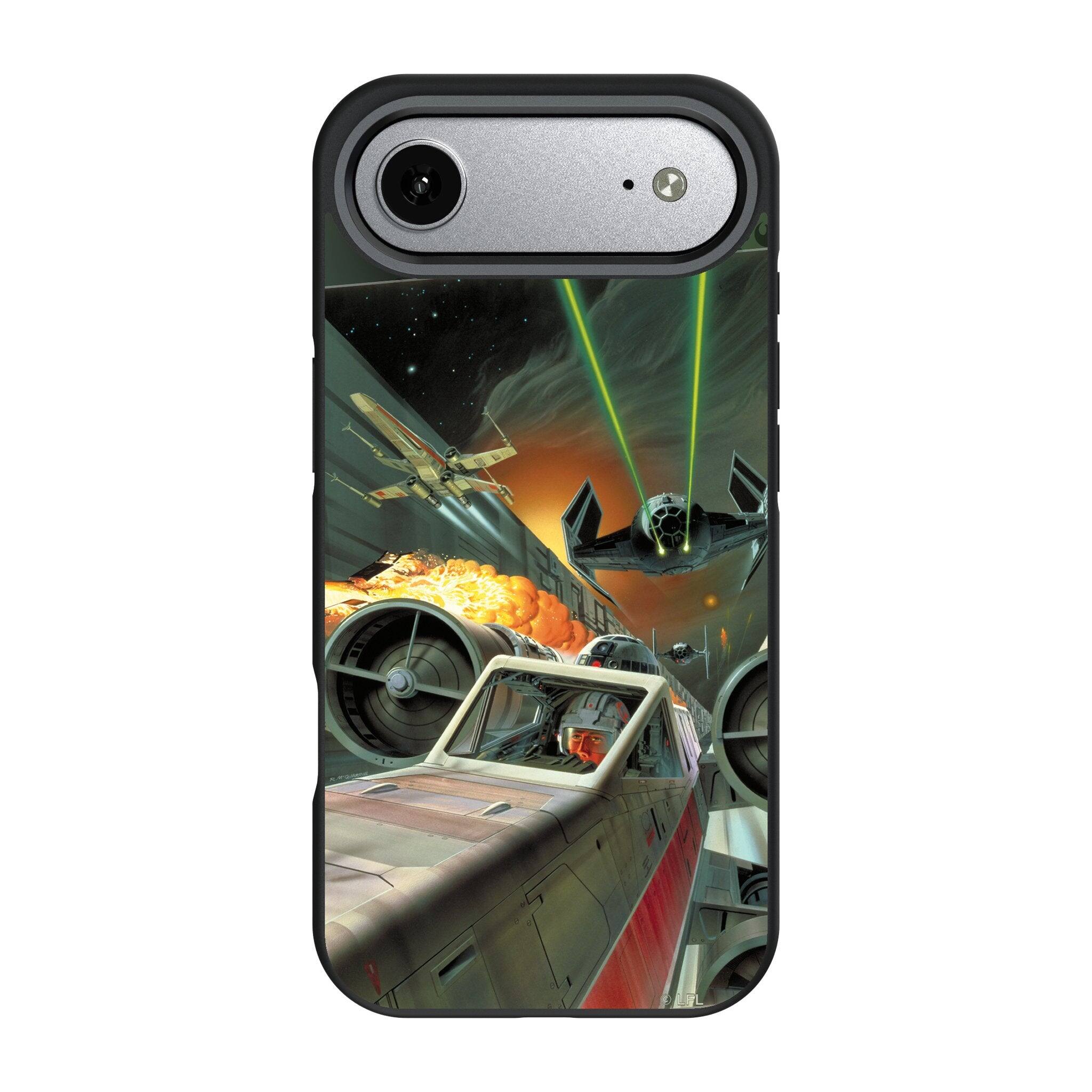 Front. Keyscaper - Star Wars: A New Hope Portrait Bump Phone Case - Apple iPhone Air - X-Wing.