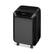 Front. Fellowes - 5501601 Powershred LX180 16 Manual Sheet Capacity Cross-Cut Shredder - Black.