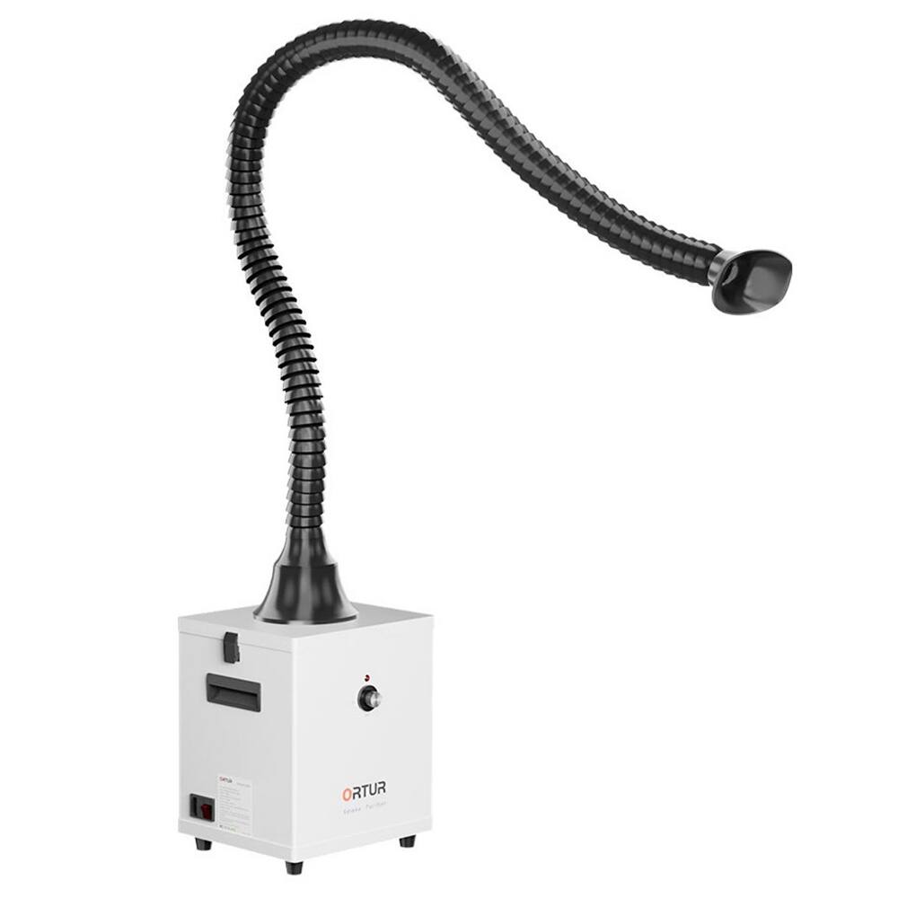 Angle. Ortur - Smoke Purifier for Laser Engraver, 3-Layer Filtration for Dust & Odors for Laser Engraving Machine and Laser Cutter.