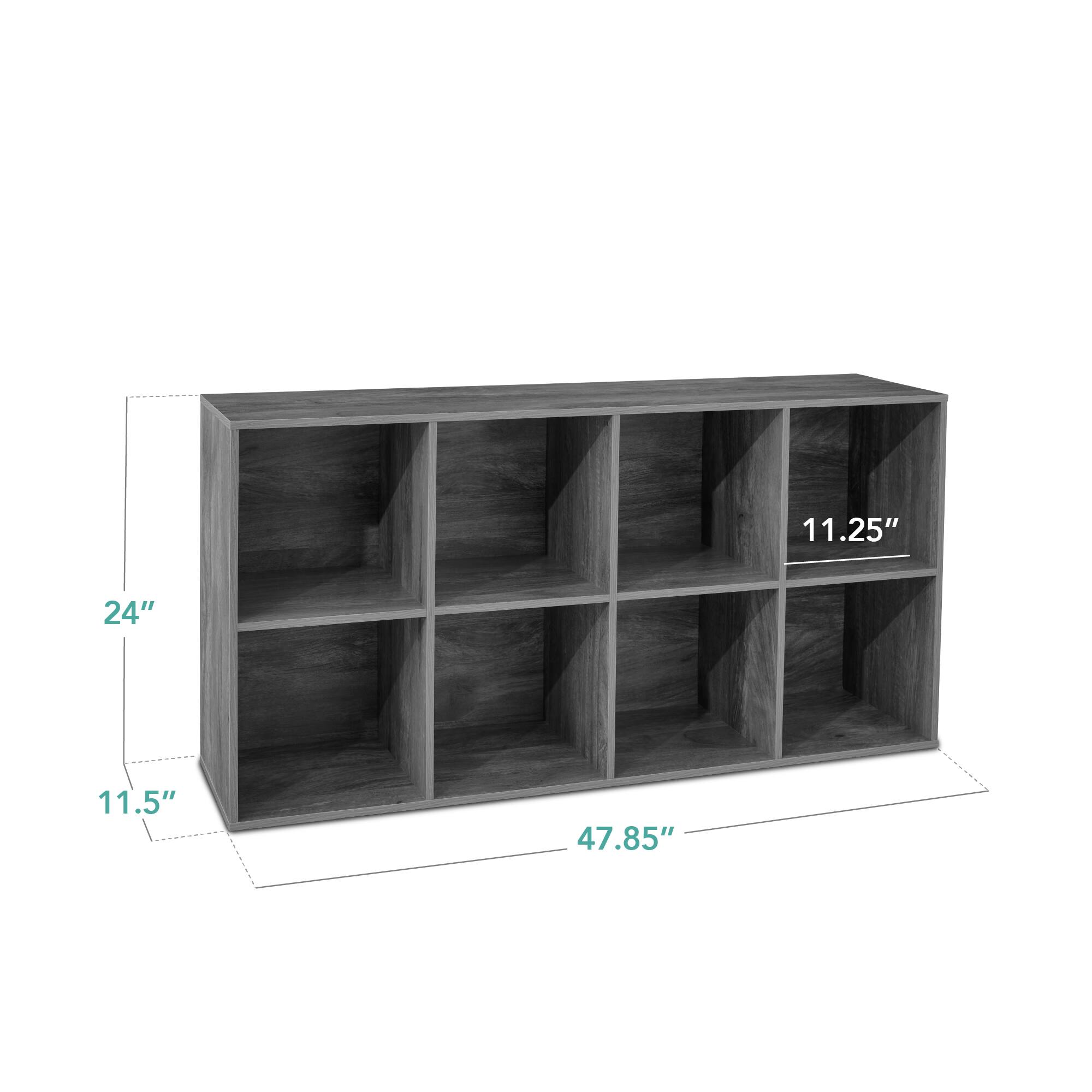 The dimensions of the shelf are:

- Width: 47.85"
- Height: 11.5"
- Depth: 24"