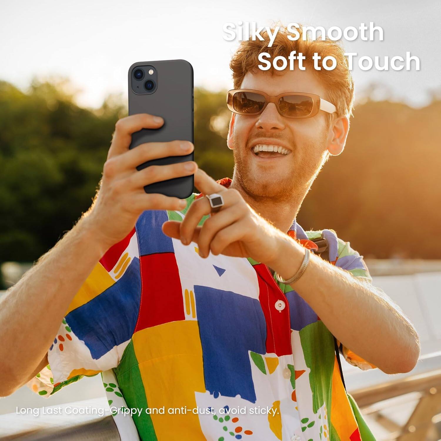 Silky Smooth Soft to Touch

Long Last Coating-Grippy and anti-dust, avoid sticky.