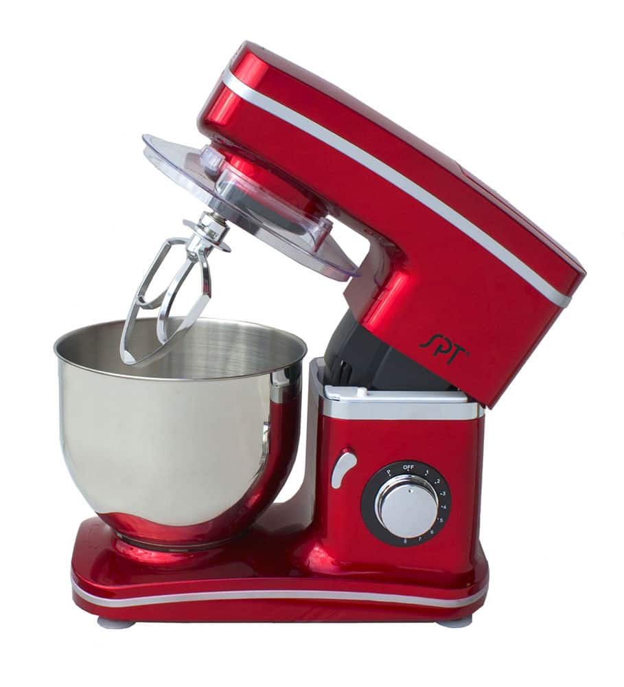 SPT - 8-Speed Stand Mixer - Red