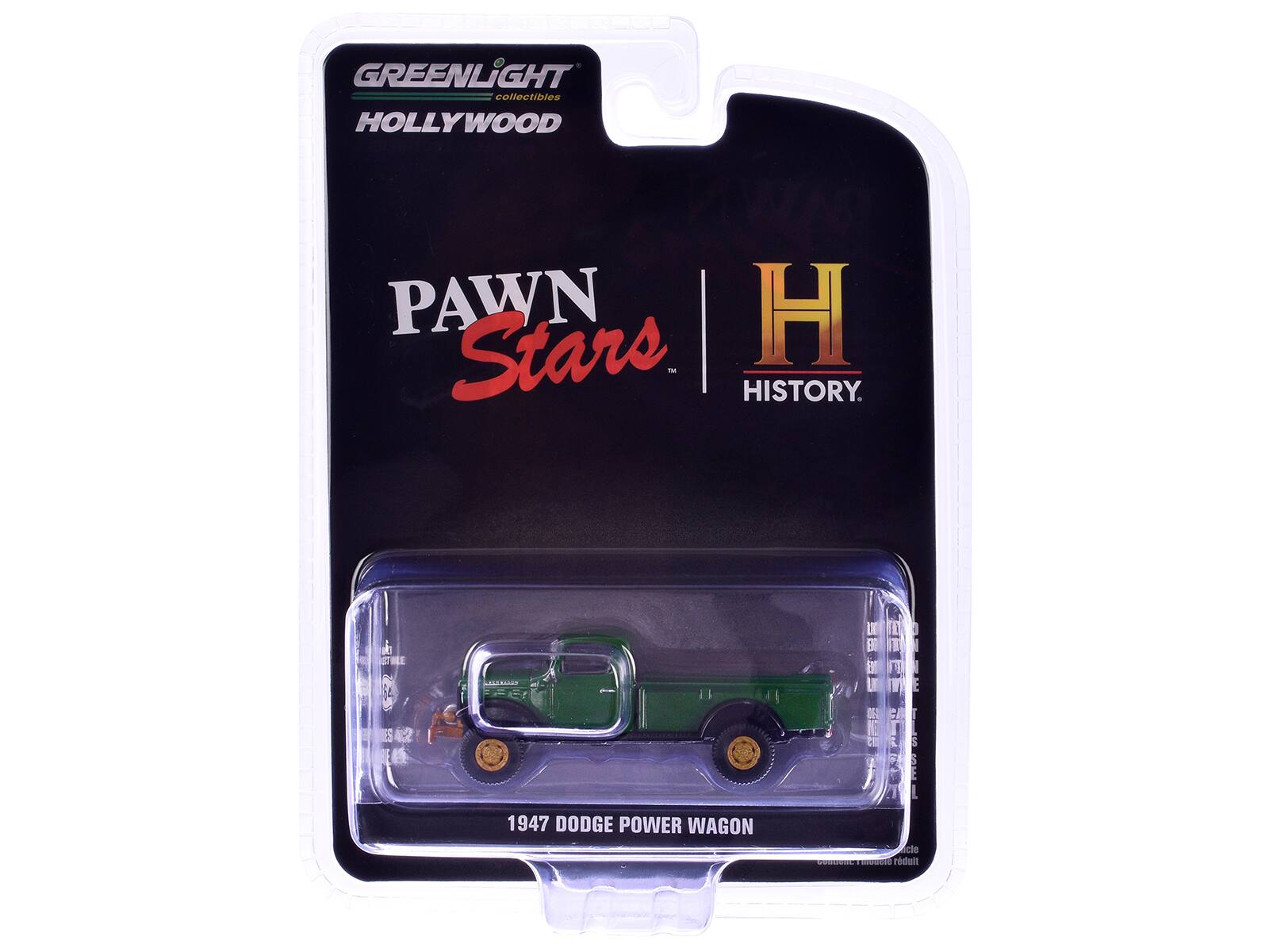 GREENLIGHT collectibles  
HOLLYWOOD  

PAWN Stars  
HISTORY  

1947 DODGE POWER WAGON