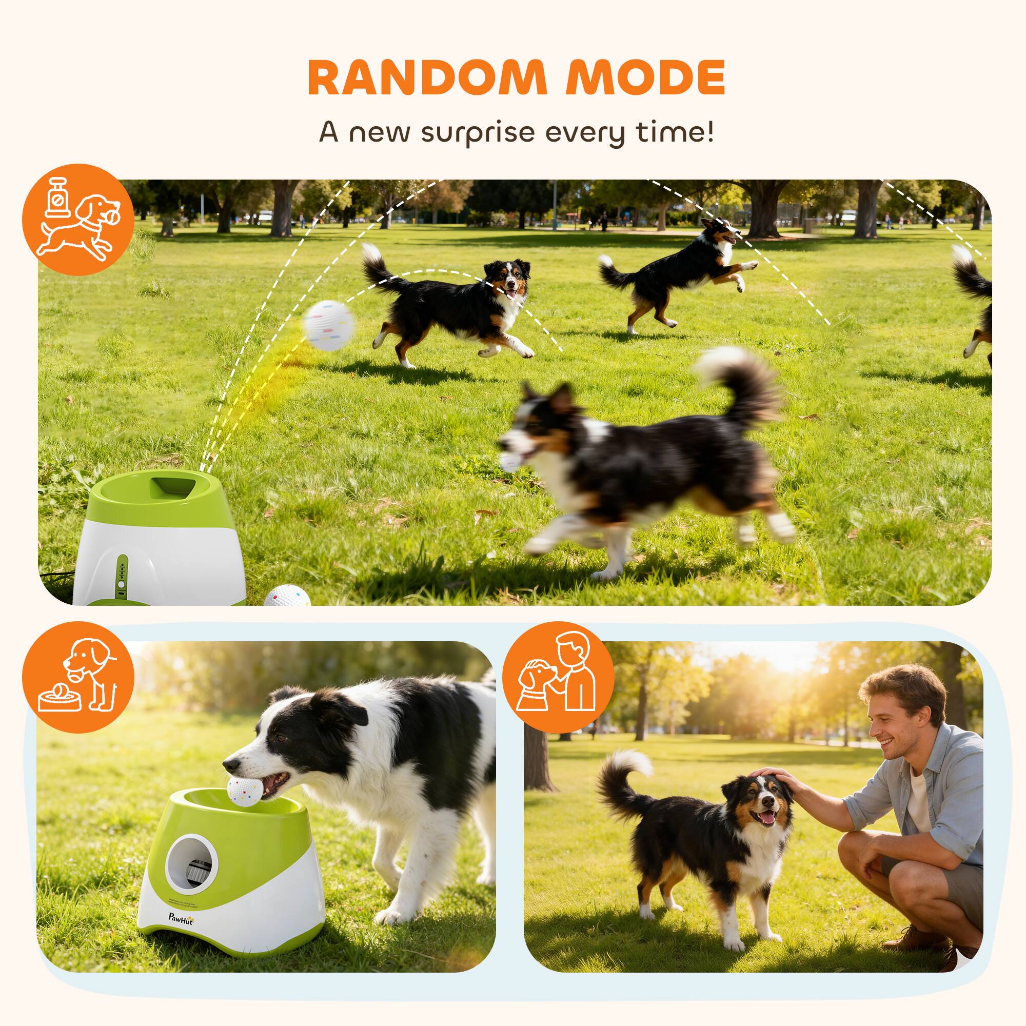 RANDOM MODE  
A new surprise every time!