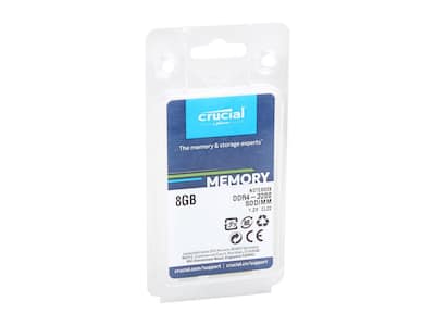 Crucial 8GB 260 Pin DDR4 SO DIMM DDR4 3200 (PC4 25600) Laptop Crucial 8GB 260 Pin DDR4 SO DIMM DDR4 3200 (PC4 25600) Laptop