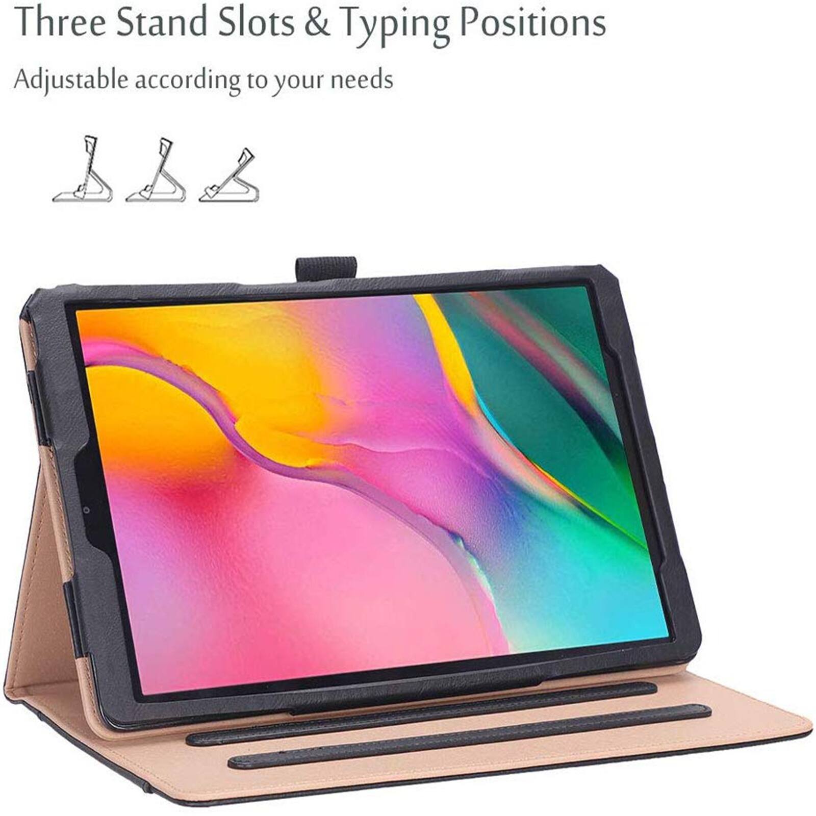Three Stand Slots & Typing Positions  
Adjustable according to your needs