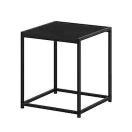 FurniFact - colored end table with modern design and durable construction - Americano