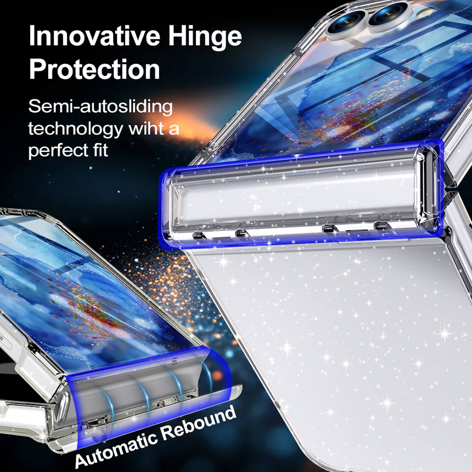Innovative Hinge Protection  
Semi-autosliding technology with a perfect fit  
Automatic Rebound