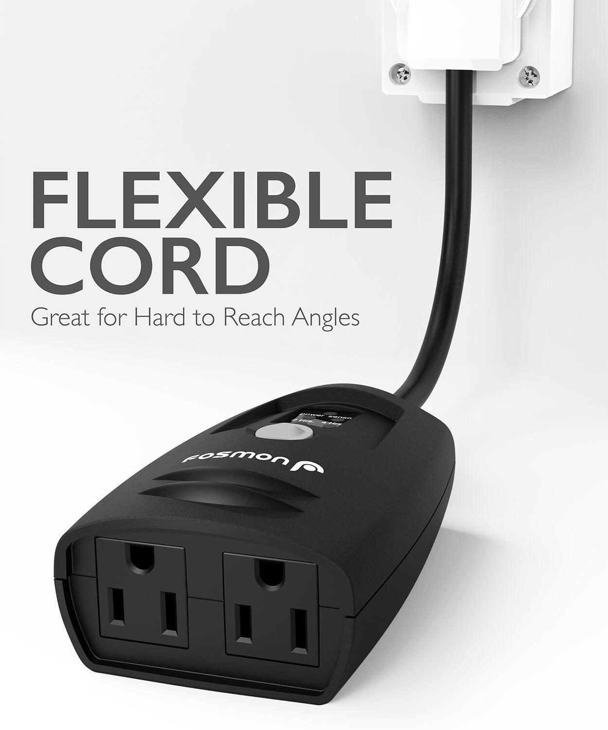 FLEXIBLE CORD Great for Hard to Reach Angles - posmon