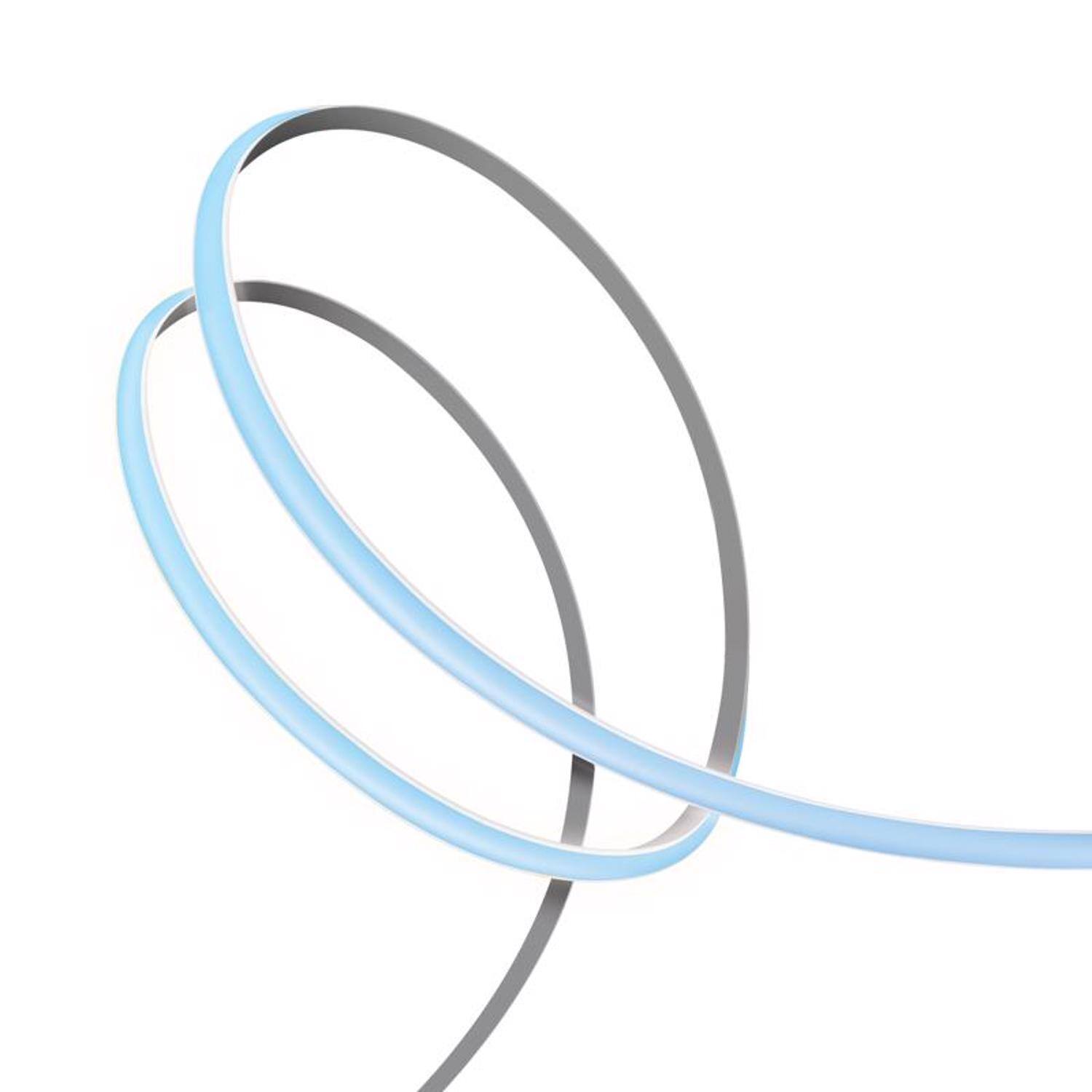 Angle. FEIT ELECTRIC - Feit 10 ft. L Multicolored Plug-In LED Tape Light 1 pk.