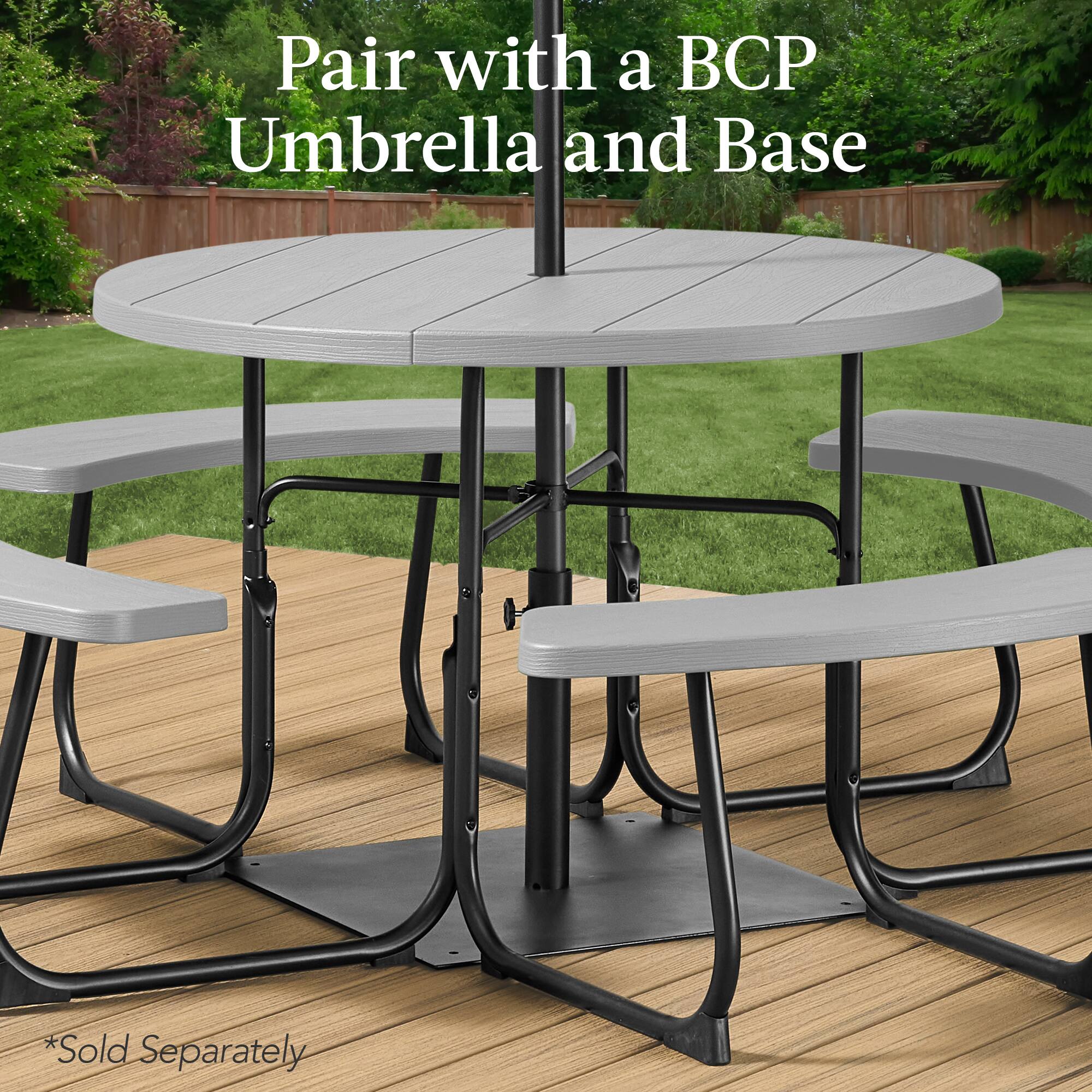 Pair with a BCP Umbrella and Base

*Sold Separately