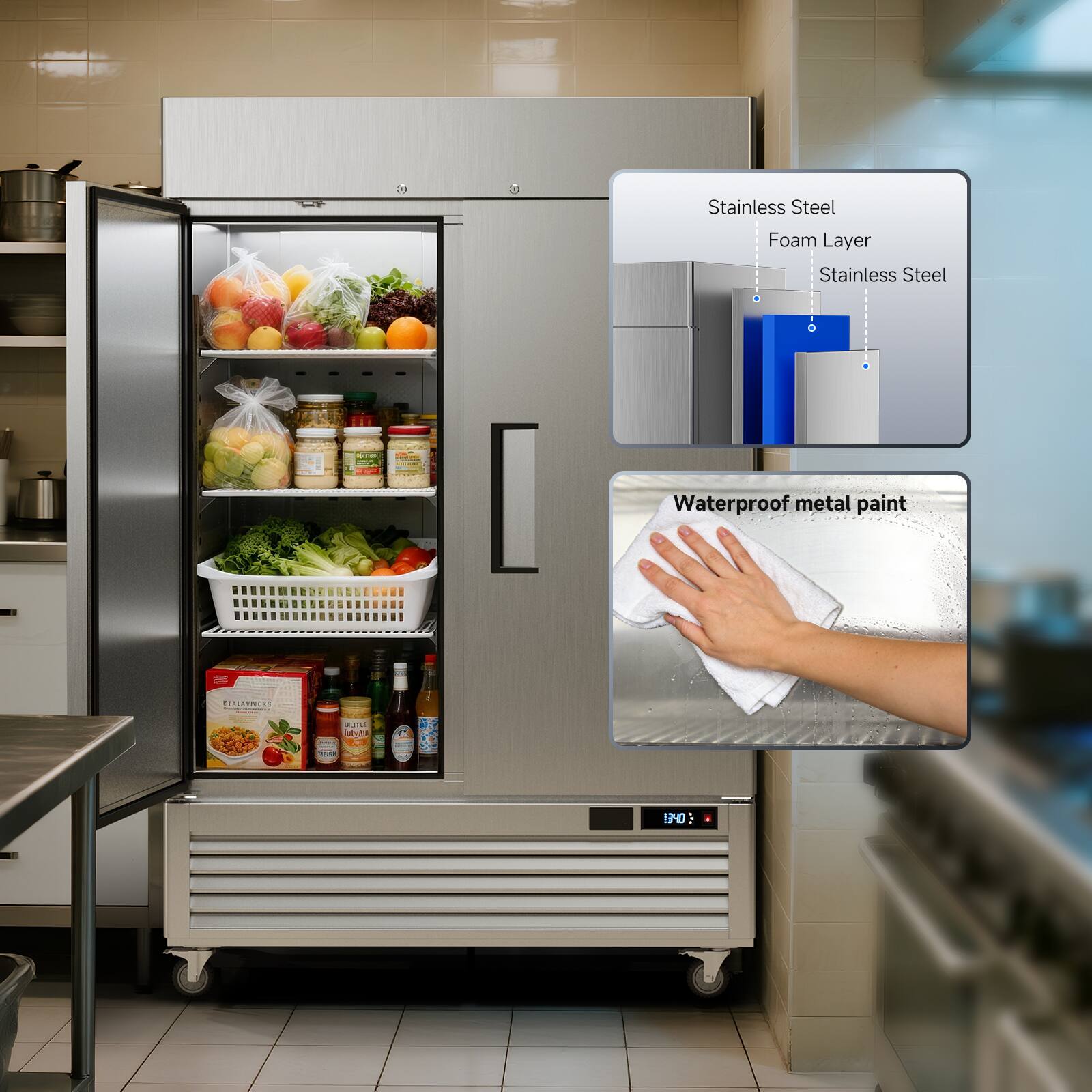 Stainless Steel Foam Layer Stainless Steel | Waterproof metal paint