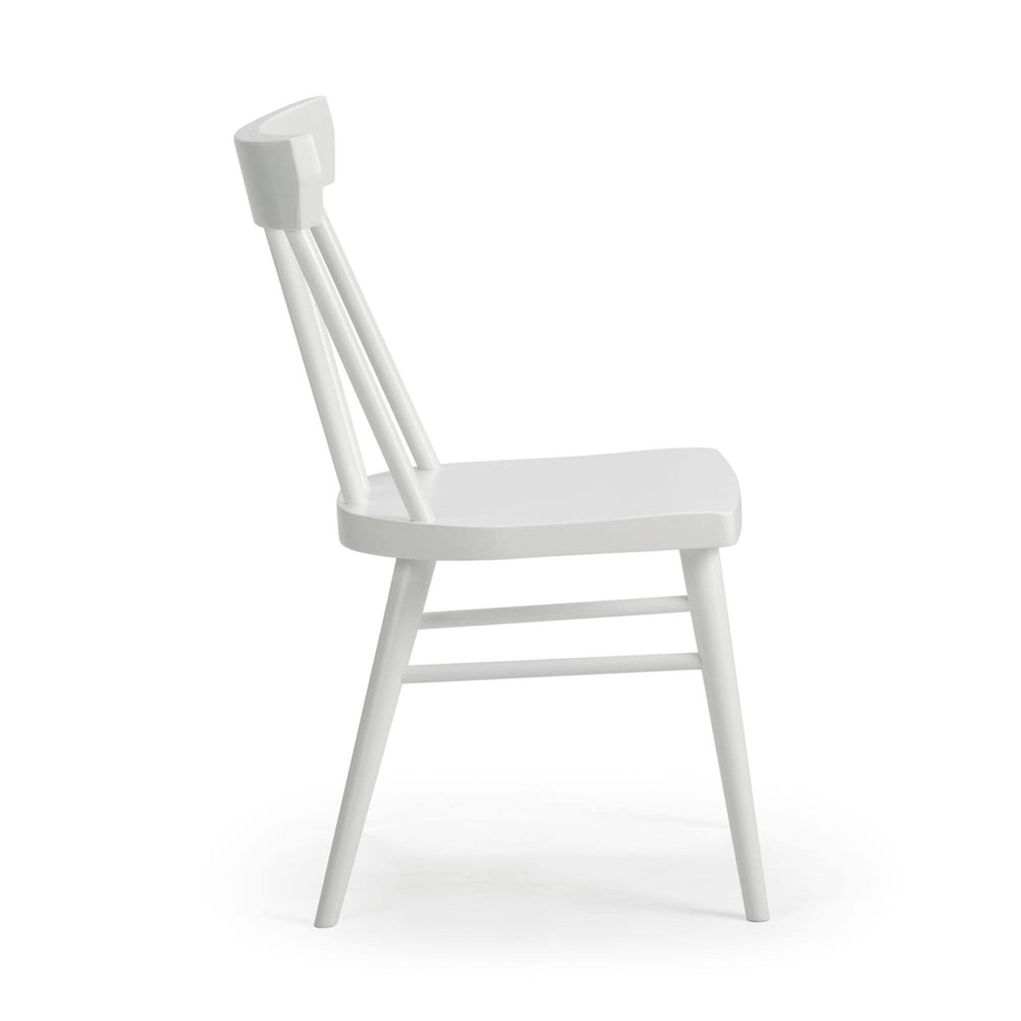 Alt View 5. Plank+Beam - Windsor Dining Chair (1 pack), White - White.