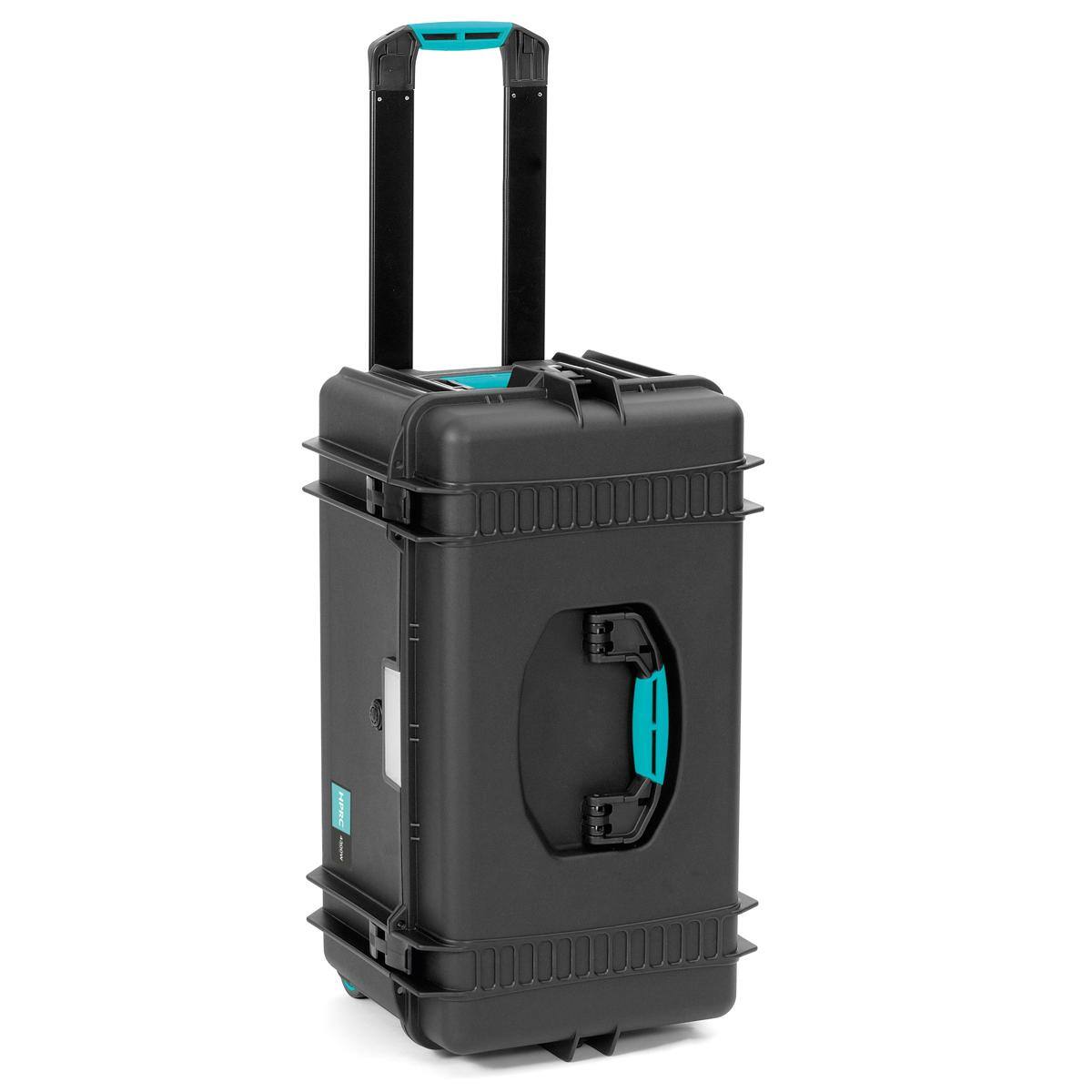 Alt View 2. HPRC - HPRC 4300WSFD Wheeled Resin Hard Case with Divider Kit, Black with Blue Handle.