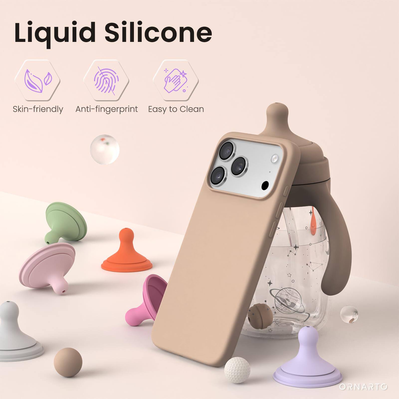 Liquid Silicone  
Skin-friendly Anti-fingerprint Easy to Clean  
ORNARTO