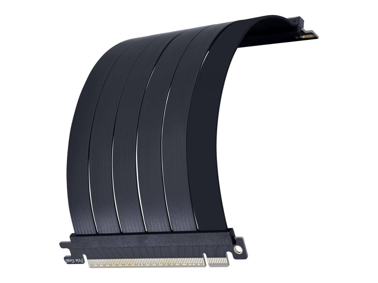 Lian Li PCIe 5.0 Riser Cable 16X 200mm, Double Bandwidth, PCIe 4.0
