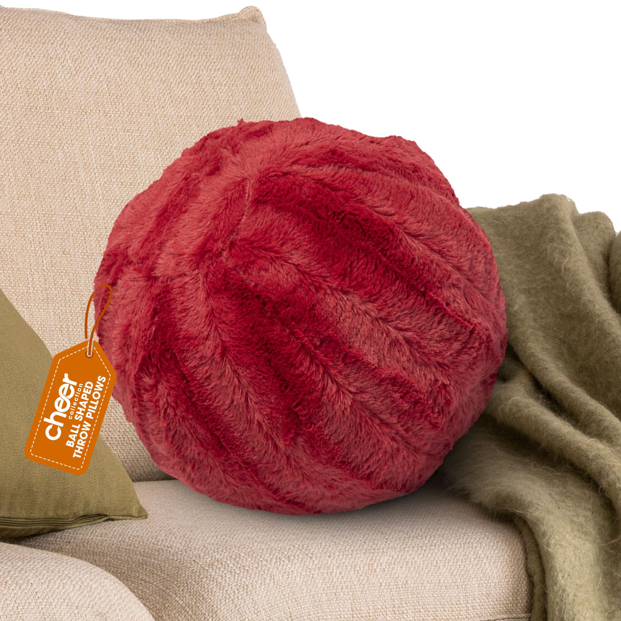 cheer BALL SHAPED PILLOWS THROW