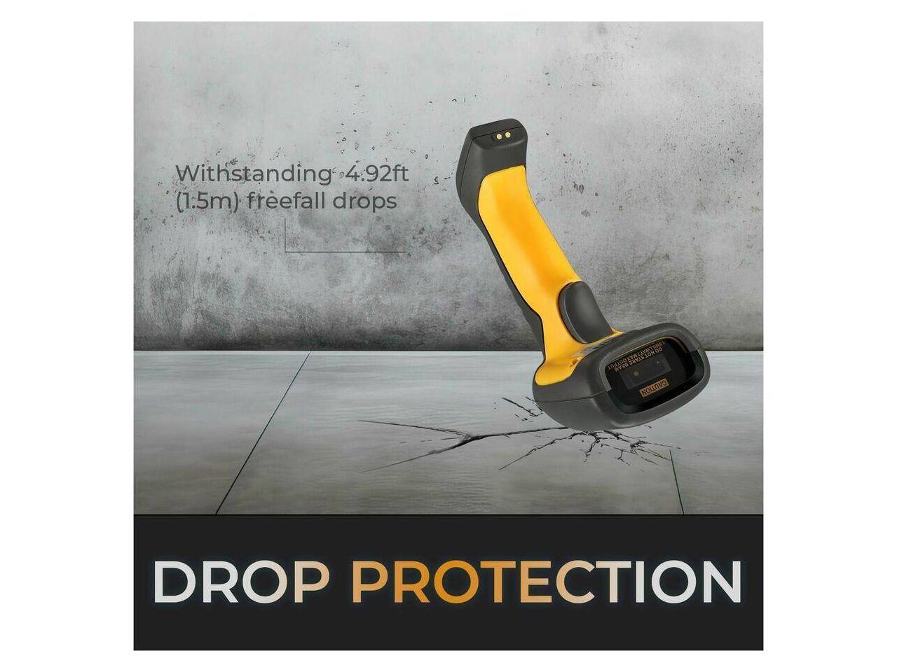Withstanding 4.92ft (1.5m) freefall drops

DROP PROTECTION