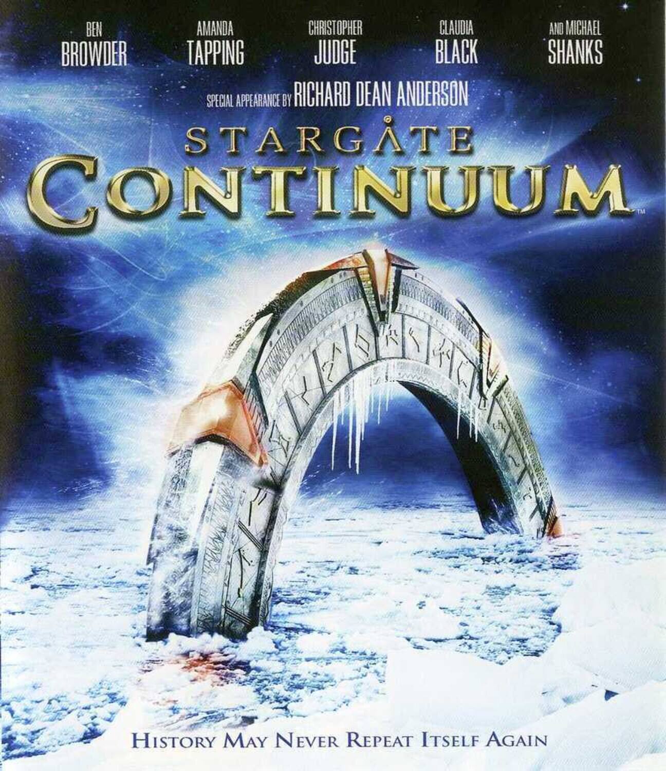 Front. Stargate: Continuum   - BLU-RAY.