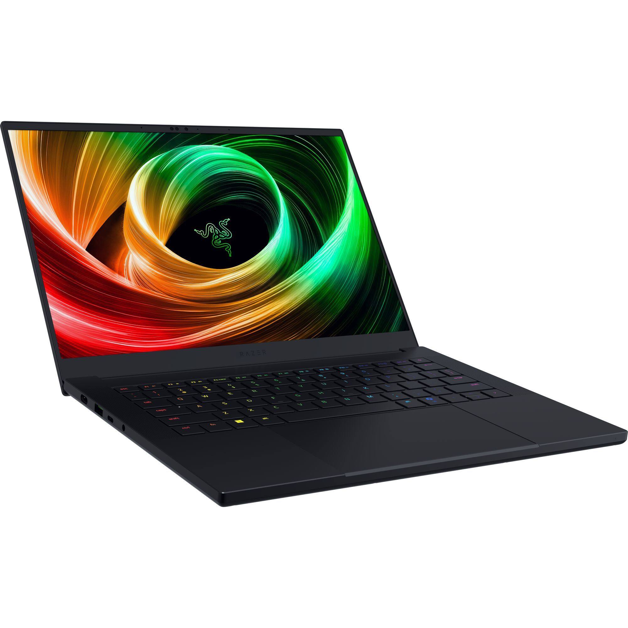 Alt View 5. Razer - Blade 14 - 14" 3K 120Hz OLED Gaming Laptop - AMD Ryzen AI 9 365 - 16GB Memory - NVIDIA RTX 5060 - 1TB SSD - Black.