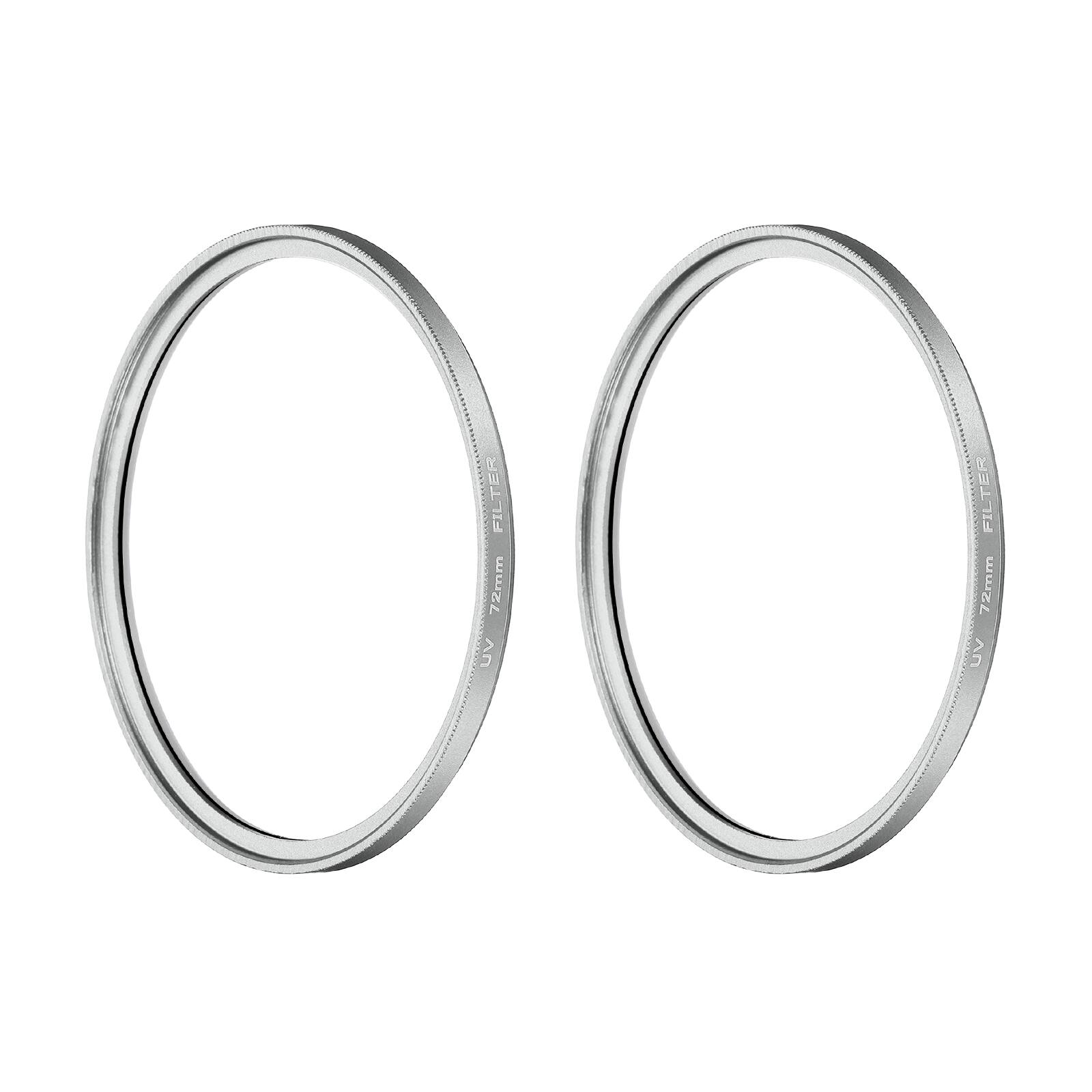 Unique Bargains - 72mm Ultra Slim Lens Filter 2pcs, Multi Coating Aluminum Circular Screw-in Protection for Photography price history on PriceWatchPro