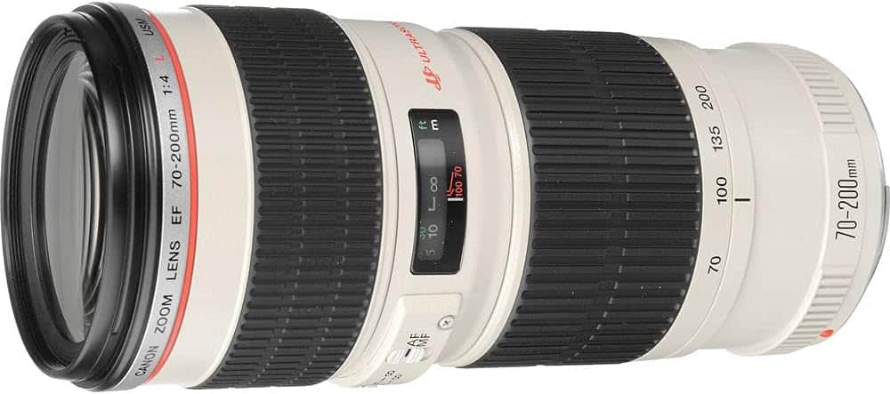 Canon - 70-200mm F4.0 L USM AF Lens - Black
