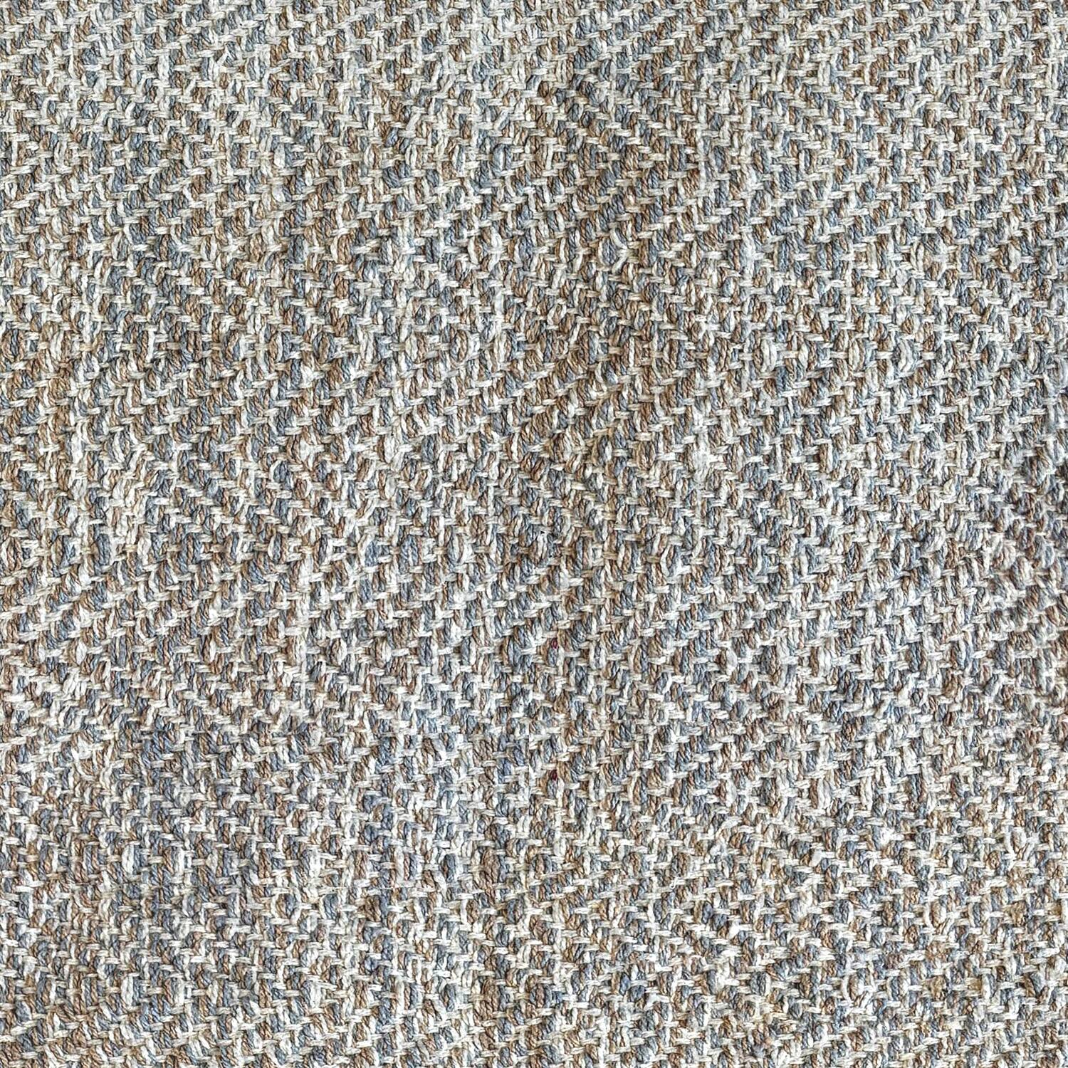 Alt View 8. Simpli Home - Nate 18 inch Wide Boho Square Pouf in Grey Mélange Cotton - Grey Melange.