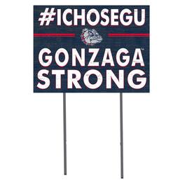 Jardine - Gonzaga Bulldogs 18'' x 24'' I Chose Lawn Sign - Navy