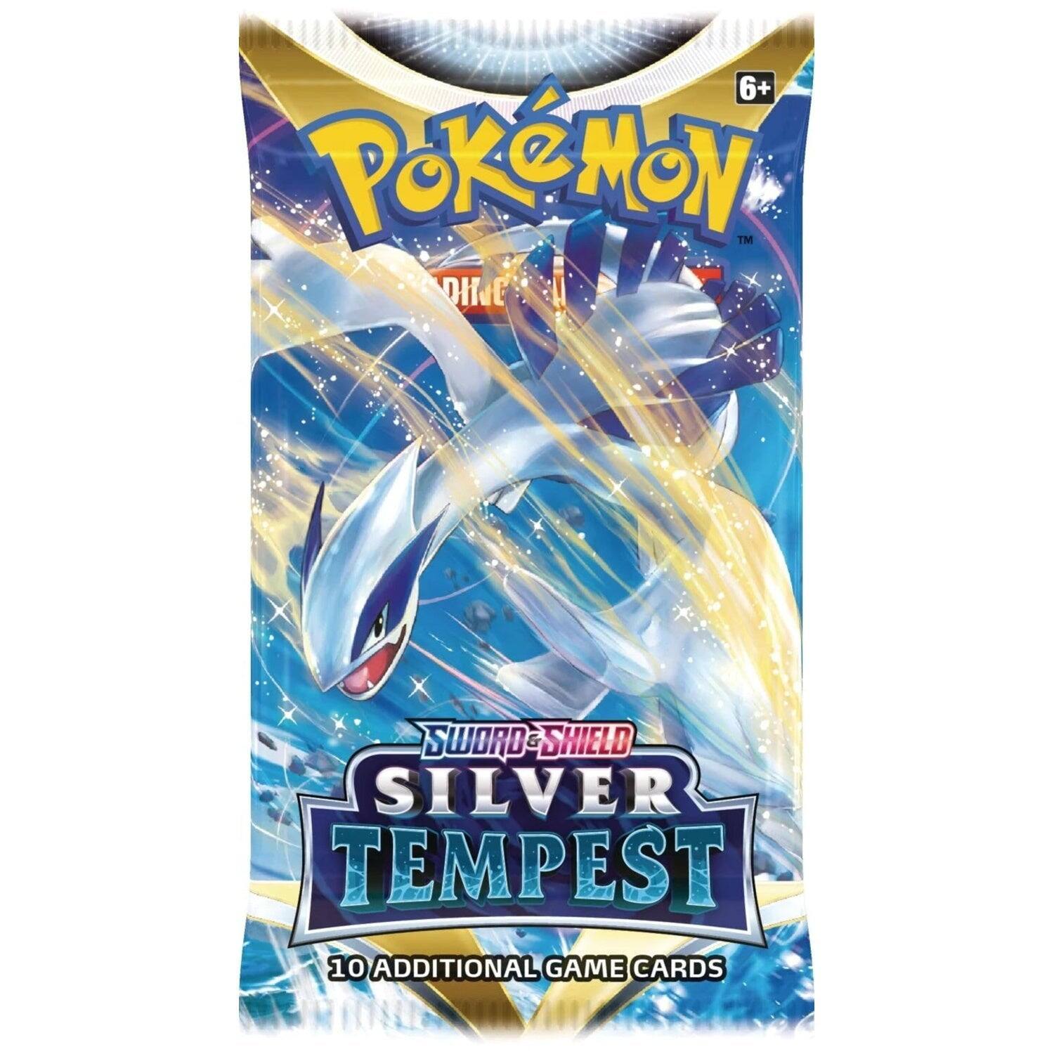 6+ Pokémon™ Sword & Shield Silver Tempest 10 Additional Game Cards