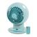Front. Woozoo - Woozoo Oscillating Air Circulator Fan with Remote - 5 Speed Desk Fan with Timer - 353 ft² Area Coverage - Blue.